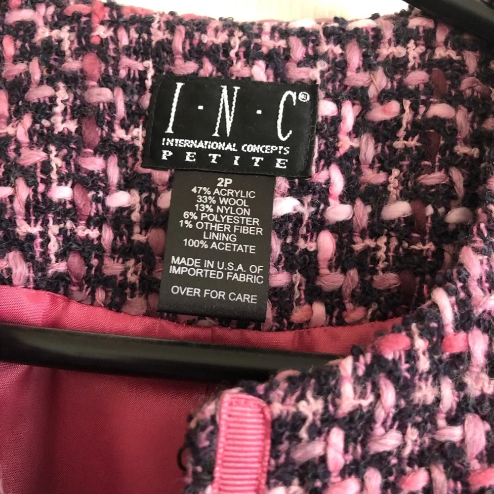 INC Cropped tweed blazer - Picture 6 of 6